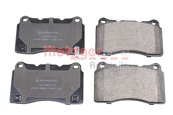 METZGER 1170965 GREENPARTS Bremsbelagsatz, Scheibenbremse